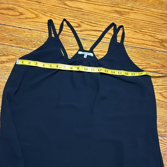 Naked Zebra black halter style fully line blouse. Black. Great condition. Large - Picture 6 of 7